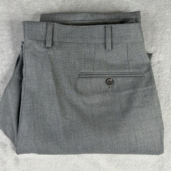 Polo‎ Ralph Lauren Dress Pant Mens 36/30 Gray Pleated cuffs - Picture 2 of 11